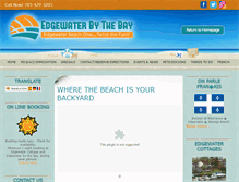 Tablet Screenshot of edgewaterbythebay.com